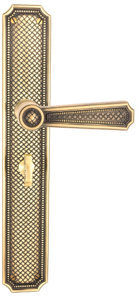  Weave Lever on Escutcheon with Turnpiece